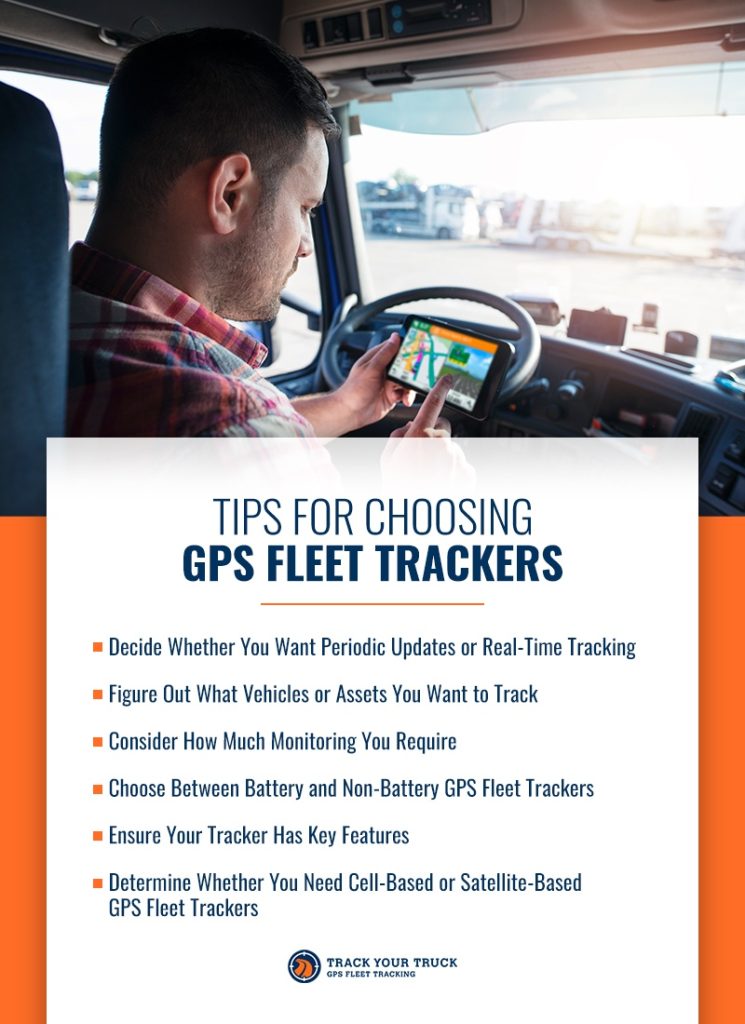 02 Tips For Choosing GPS Fleet Trackers