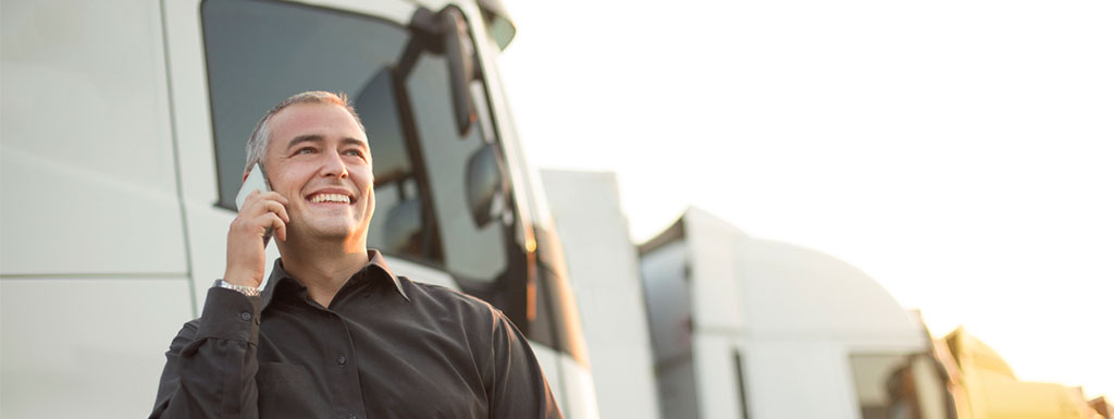 Truck Driver Using Phone