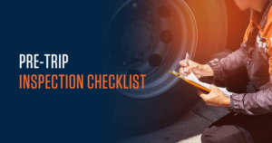 Pre-trip inspection checklist