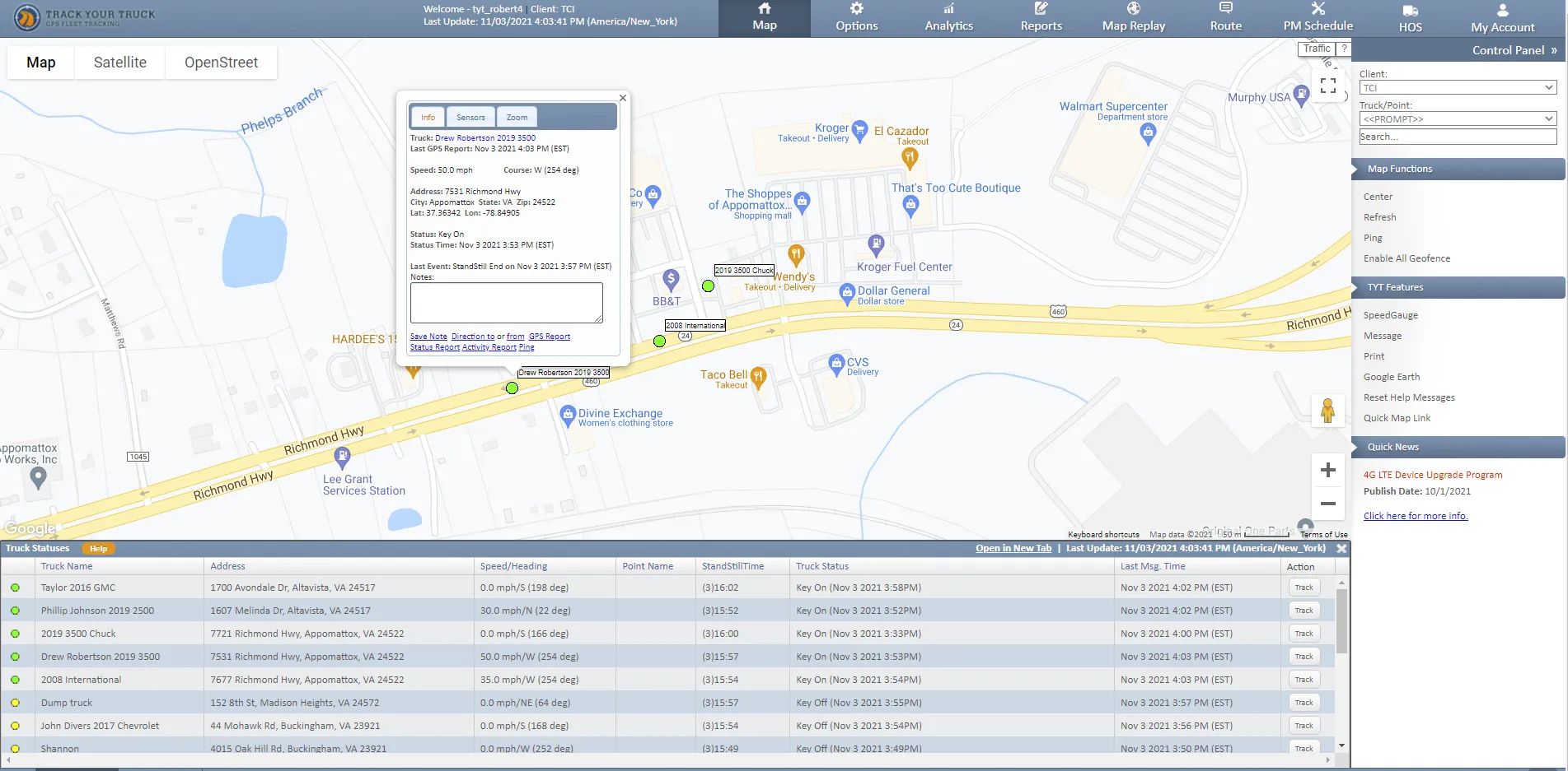 NetTrack Map Image