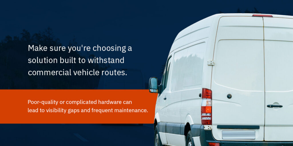 08 Choose A Solution Built To Withstand Commercial Vehicle Routes