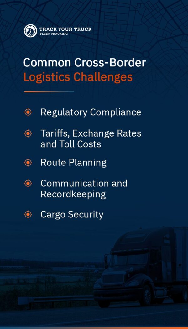 Managing Cross-Border Logistics With Fleet Tracking - Track Your Truck